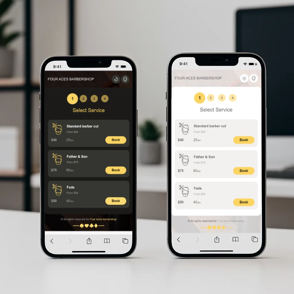پیاده‌سازی سایت رزرو نوبت