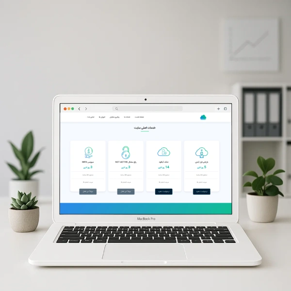 طراحی سایت ارائه خدما اپل آیدی