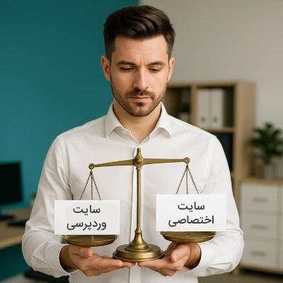 مقایسه بین سایت وردپرسی با کدنویسی اختصاصی